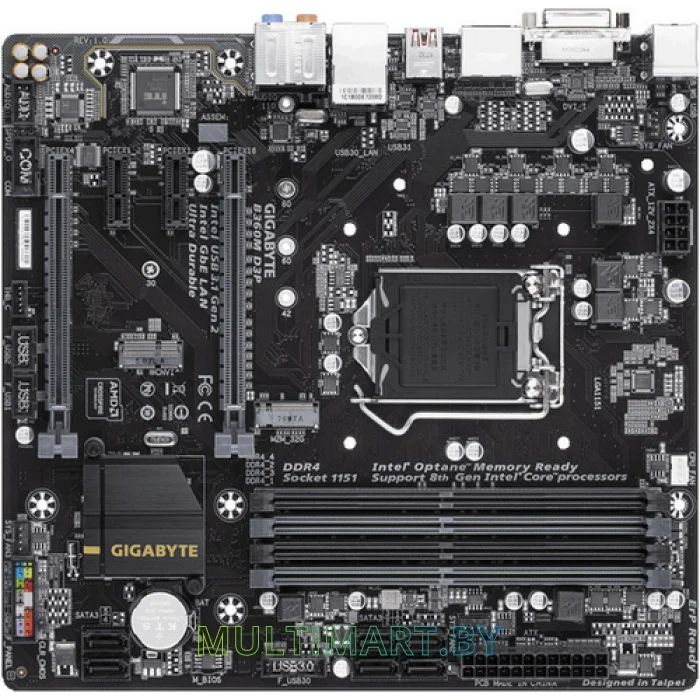 Материнская плата Gigabyte B360M D3P
